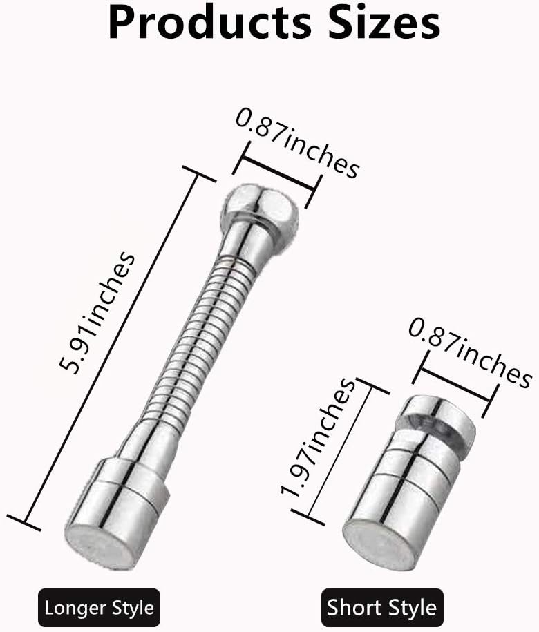 360 Degree Swivel Faucet Aerator Dual Function 2 Flow Kitchen Sink Aerator Tap Aerator Diffuser Faucet Nozzle Adapter With Gasket For Kitchen Bathroom Faucet Tools Home Improvement Kitchen Fixtures Mhiberlin De