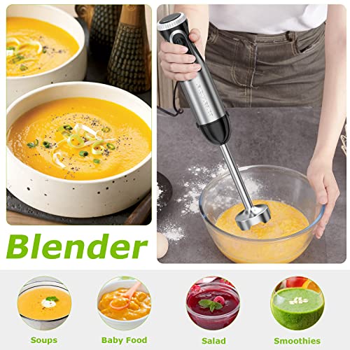 Immersion Hand Blender, 2in1 MultiPurpose Hand Blender, 500W