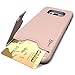 CoverON Credit Card Holder Protective SecureCard Series for Samsung Galaxy S8 Plus Case, Rose Gold
