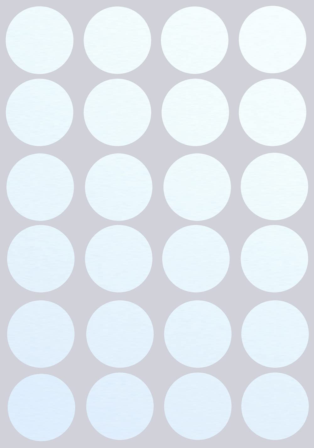 Royal Green White Round Labels 2.5 cm Circle Stickers for Box and Envelope Seals 25mm - 1200 Pack