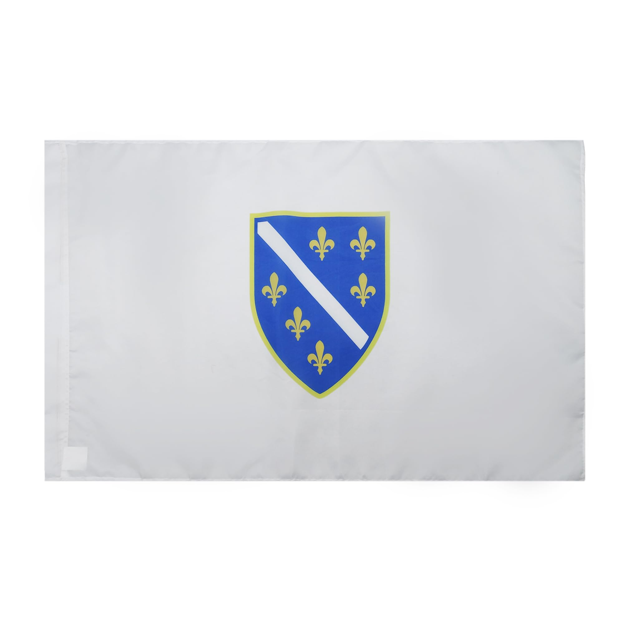 AZ FLAG - Bosnia and Herzegovina 1992-1998 Flag - 2x3 Ft - old Bosnian Banner with Sleeve - 100% Polyester - Fade Resistant - Vivid Colors - 2' x 3' Feet - 90x60 Cm