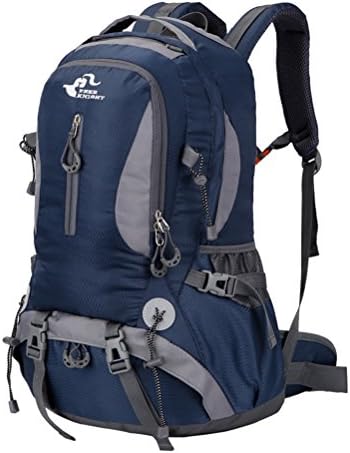 Day Hiking Backpack 40L International Travel Daypack Carry-On Camping Climbing Trekking Lightweight Water-Resistant Spacious Comfortable Vibrant (navy)