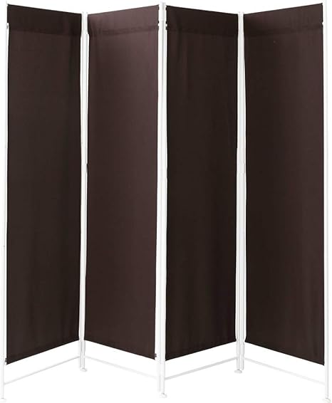Amazon パーテーション 間仕切り クロスパーテーション 180cm 4連 Cpa 180 4 ブラウン おしゃれ 仕切り 目隠し ついたて 衝立 布 4枚 間仕切り スクリーン オンライン通販