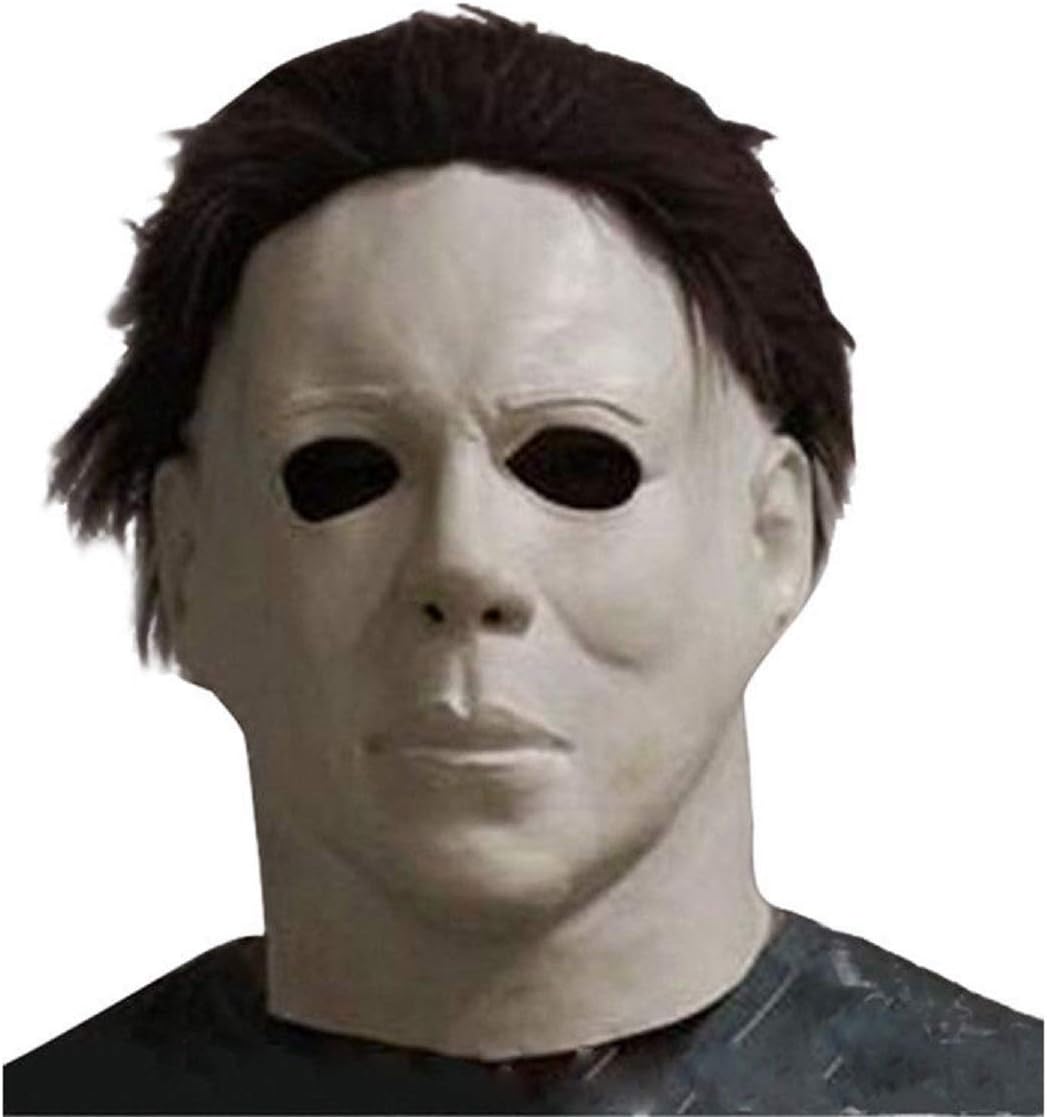 Michael Myers Mask Latex Full Head Halloween Deluxe Adult Size Fancy