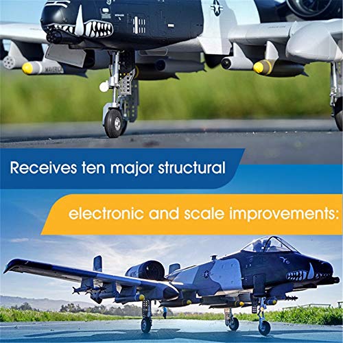 DBG RC Flugzeug 70mm A-10 Warthog V2 Impeller EDF Jet Twin Motor mit Gyro Retracts 6S PNP Modell Hobby Flugzeug… – Bild 3