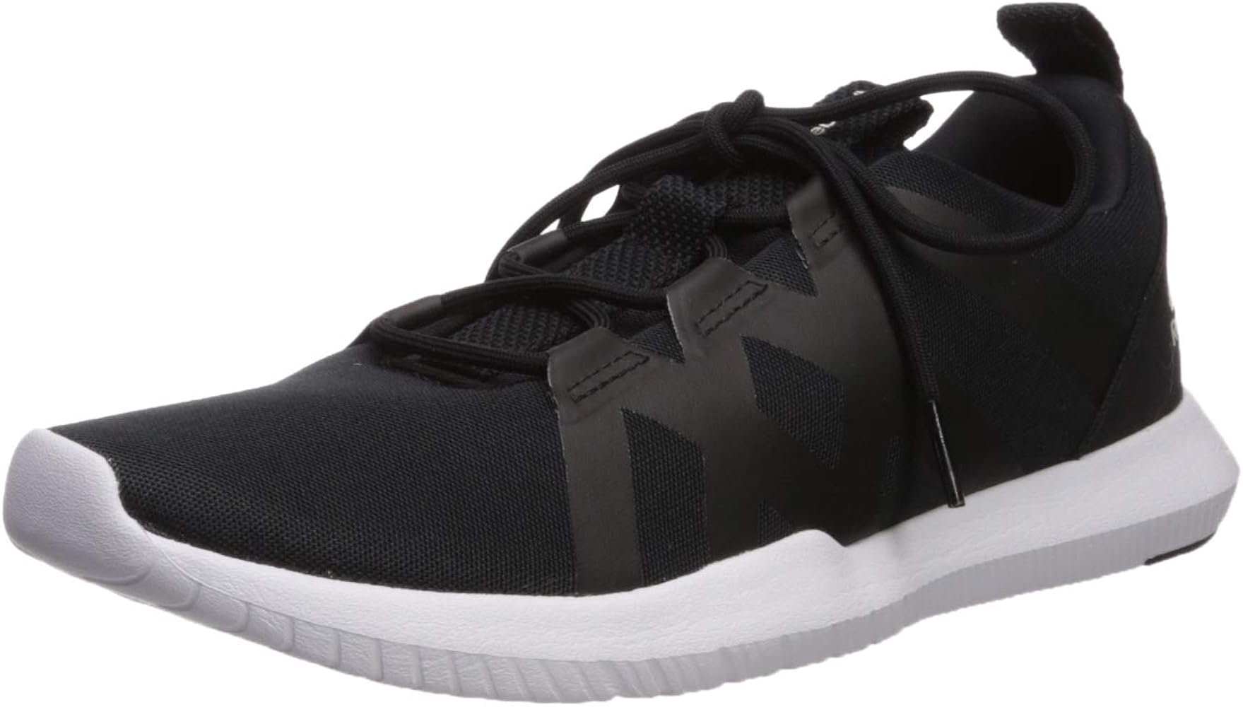 reebok black and pink trainers