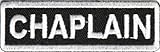 Chaplain Patch - By Ivamis Trading - 3x1 inch