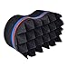 Generic Pyramid Design Double Side Two in One Magic Twist Hair Sponge Afro Braid Style Dreadlock Coils Sponge Brush