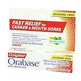 Special Pack of 5 -Orabase Soothing Mint 12gm Colgate Oral Pharm