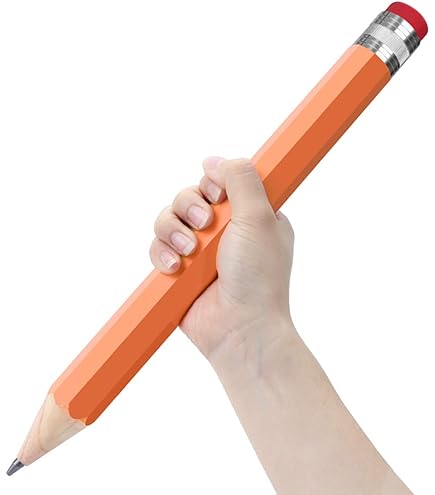 thumbnail image 2 of Gersoniel 4 Pack 14 Inch Wooden Jumbo Pencils Big Giant Large Huge... 2 of 10