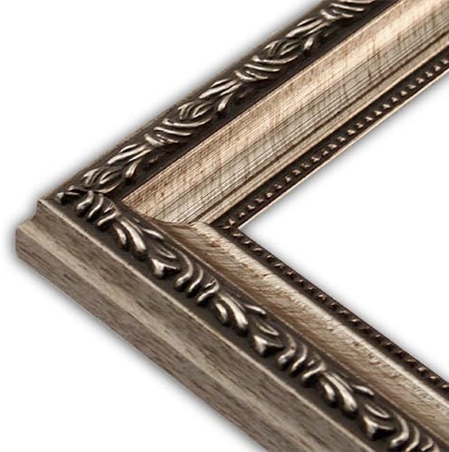 Scrolled Champagne Picture Frame-Solid Wood, 12x16
