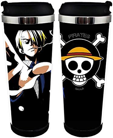 Anime One Piece Coffee Milk Mug Cup Stainless Steel Travel Mug Christmas Birthday Best Gift (C)