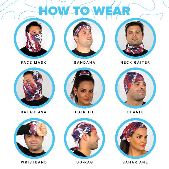 how to tie a bandana for sun protection