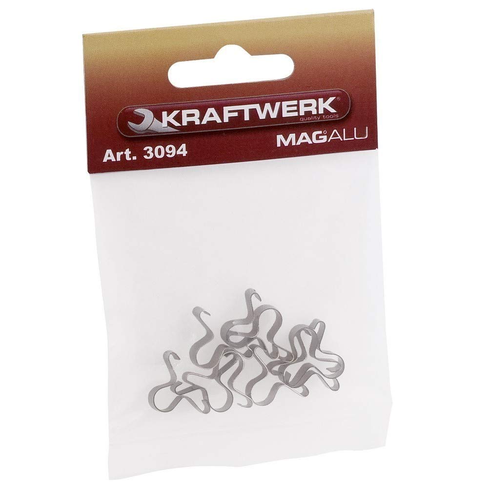 Kraftwerk 3095 Magalu Socket Clips 3/8 Inch, Pack of 10)