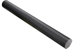 LUOJIEDEJINBIAO 12L14 Steel Bar Stock 12 in Long Carbon Steel for CNC DIY Craft Tool (1 in Round, 12 in Length)