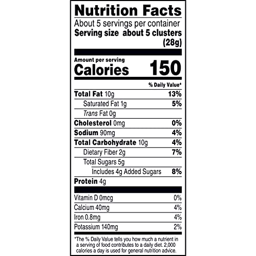 TRUENORTH NUT CLUSTERS, ALMOND PECAN CRUNCH, 5 OUNCE
