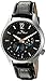 Lucien Piccard Men's 'Burano' Quartz Stainless Steel and Black Leather Casual Watch (Model: LP-40022-01-RA)