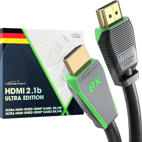 KabelDirekt – 8K HDMI Cable – 2m