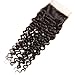 Beauty Forever Malaysian Virgin Hair 1piece Curly Hair Closure 100% Unprocessed Human Hair Extensions Natural Color 30-35g/piece (Free Part Closure 18 inch)