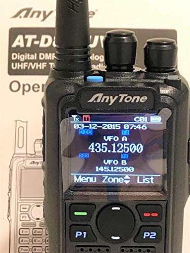 AnyTone AT-D878UV GPS Non-Bluetooth Version and 2 Free Items! Updated firmware Upgraded 3100mAh Battery Dual Band DMR/Analog 144 & 480 MHz Radio