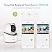 ANNKE 720p IP Camera, 1.0Megapixel Wireless Camera Wi-Fi PT Camera with 2-Way Audio and Remote Pan/Tilt (White)