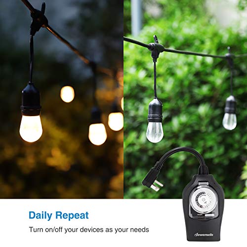 2 DEWENWILS+Waterproof+Mechanical+Electrical+Christmas