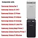 Galaxy J3 Prime Case,Galaxy J3 Eclipse / J3 Mission / J3 Emerge/Amp Prime 2 / Express Prime 2 / Sol 2 / J3 Luna Pro / J3 2017 Case,IDEA LINE(TM) Hybrid Hard Slim Fit Cover + Tempered Glass - Black