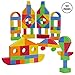 Foam Building Blocks -131 Pieces Creative Educational EVA Foam Brick Building Blocks, Stackable Blocks in Variety of Colors, Shapes and Sizes, Ideal Construction Toy Gift for Girls, Boys, Toddlers