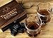 Whiskey Stones Set by Thorsen Tavern - 9 Granite Whiskey Chilling Stones, 1 Tongs set