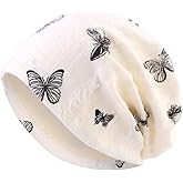 Wotfim Slouchy Knit Beanie Hat for Women Chemo Hat Cancer Head Wraps Sleep Head Thin Cotton Skull Cap