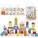 The Original Toy Company 50 Wooden Blocks Tub