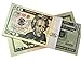 WLIFE Fake Money that Looks Real $2000,Prop Money Full Print 2 Sided $20 Dollar Bills Stack,Play Money Copy Money Movies,TV,Videos,Advertising,Play,Training
