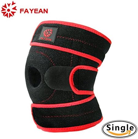 Knee Brace Support,Relieves ACL,LCL,MCL,Meniscus Tear,Arthritis, Tendonitis Pain,Open Patella Design Neoprene Adjustable Veclro,Breathable &amp; Comfortable for Sports &amp; Exercising