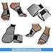 Plantar Fasciitis Foot Sleeve (1 Pair), Cushioned Arch Support (1 Pair), Gel Heel Grips/Cushion Pads (1 Pair), Spiky Foot Massage Ball (1 Piece) & U-Shape Heel Cups (1 Pair) - (Pack of 9)
