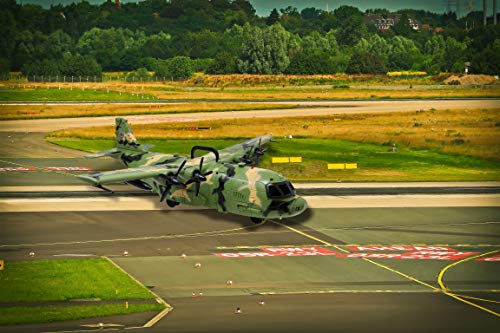 Smart Novelty Giant C130 Bomber Army Airplane Toy for Kids - Air Force Combat Military Fighter Toy Airplane with Lights and Sounds and Mini Soldiers Army for Boys Gift