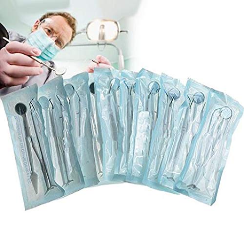 3Pcs/Lot Stainless Dental Tool Set Dentist Tooth Clean Hygiene Picks Mirror Kit - Thumbnail 4
