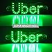 AutoEC Uber LED Sign Decor, Uber Flashing Hook on Car Window with DC12V Car Charger Inverter (Green)