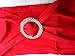 50PCS Spandex Chair Sashes Bows Elastic Chair Bands with Buckle Slider Sashes Bows for Wedding Decorations sy66 (red)