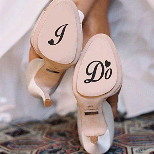 LondonDecal I DO Removable Vinyl Wedding Shoes Decals Sticker