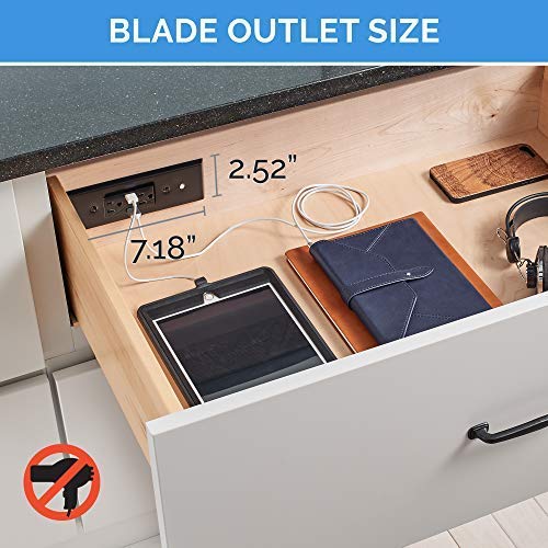 Docking Drawer Blade InDrawer Charging Outlet. Turn Drawers Into