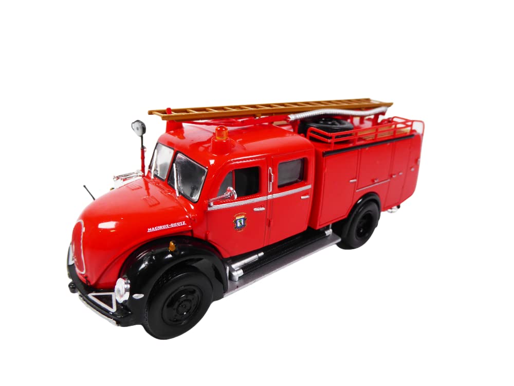 OPO 10 - Fire Truck 1/43 compatible with MAGIRUS DEUTZ Mercur TLF 16 Madrid - P01