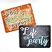 Plastic Photo Booth Prop Signs - Set of 10 Phrases - PARTY Mix