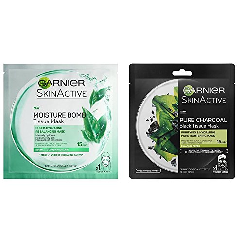 garnier moisture bomb green tea