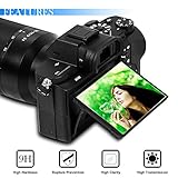AFUNTA Real Tempered Toughened Optical Glass Camera Screen Protector 9H Hardness Anti-Bubble Anti-scratch Anti-burst Anti-fingerprint Ultra-thin Super Light Transmittance For Canon 6D