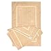 Alurri Bath Mat - 2-Pack Bundle - 100% Pure Natural Cotton - Mold Resistant – Machine Washable, Quick Dry Shower / Bathtub Rug – Super Absorbent - Extra Wide (20