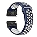 YOOSIDE for Fenix 5X/5X Plus Watch Band,26mm Easy Fit Soft Silicone Quick Release Replacement Band Strap for Garmin Fenix 3/3 HR/Fenix 5X/5X Plus/Fenix 3/3 HR/Quatix3,Fit 6.1