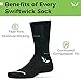 Swiftwick Seven Aspire Socks (X-Large, Black)