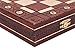 Diplomat European International Chess Set, 32 Wooden Chess Pieces, 20 Inch Chess Board That Folds for Chess Piece Storage