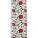 DII Woodland Holly Christmas Holiday Kitchen & Table Décor, Table Runner, 14x108, Poinsettia & Christmas Greenery