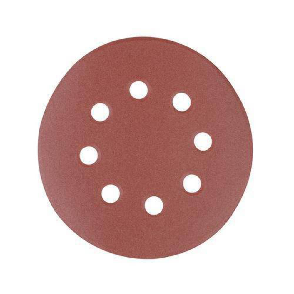Silverline 822649 Hook and Loop Discs Punched 125 mm 10pk 125 mm 40 Grit